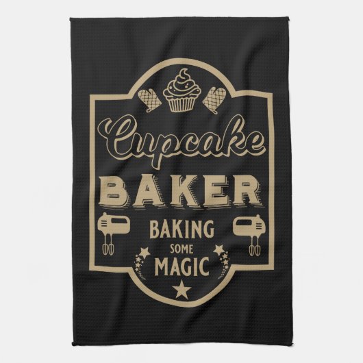 Cupcake Master Baker Theedoek (Verticaal)