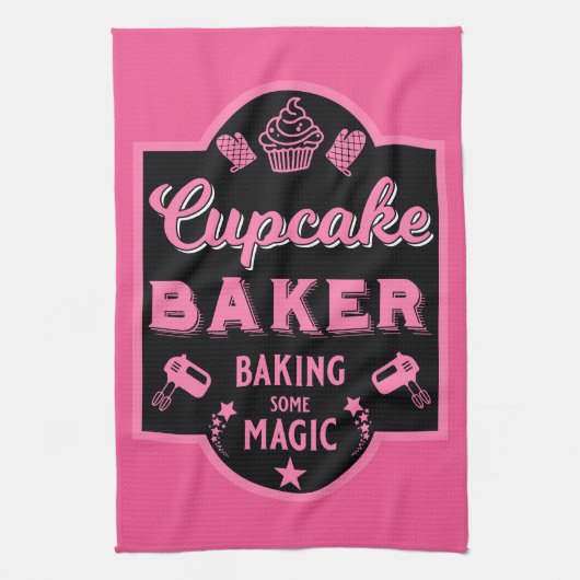 Cupcake Master Baker Theedoek (Verticaal)