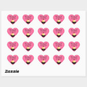 Cupcake met Cherry Bakery Hart Sticker (Vel)