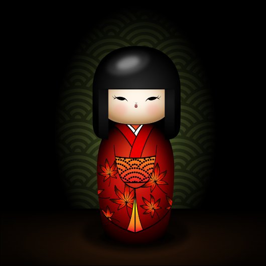 Cupcake met Cherry en Sprinkles Briefkaart