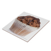 Cupcake met chocoladeijs tegeltje (Zijkant)