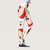 Cupcake Met Kersen Patroon Leggings (Rechts)