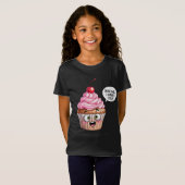 Cupcake met kersen van Natasha Us T-shirt (Voorkant volledig)