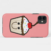Cupcake met sproinkles Case-Mate iPhone case (Achterkant (horizontaal))