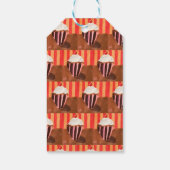 Cupcake met vanille glazuur cadeaulabel (Achterkant)