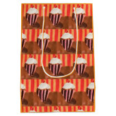 Cupcake met vanille glazuur medium cadeauzakje (Achterkant)