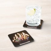 Cupcake met verjaardagskaarsen onderzetter (Rechterzijde)