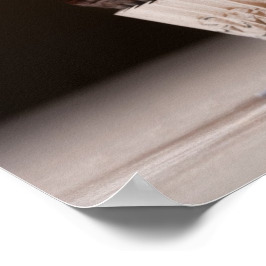 Cupcake met verjaardagskaarsen poster (Hoek)