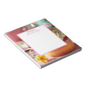Cupcake Mitzvah Notitie Meisjes Notitieblok (Schuin)