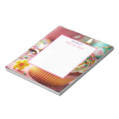Cupcake Mitzvah Notitie Meisjes Notitieblok (Linkerzijde)