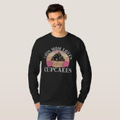 Cupcake Mom Baking Mama Baker Chef Dessert Mothers T-shirt (Voorkant volledig)