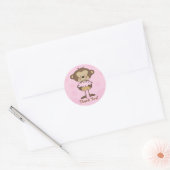 Cupcake Monkey Dank u Sticker (Envelop)