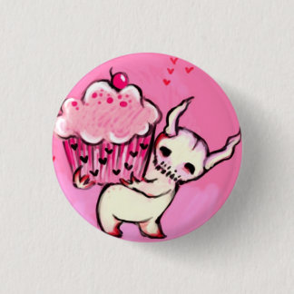 Cupcake-monster Ronde Button 3,2 Cm