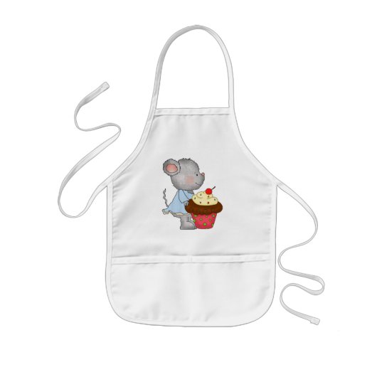Cupcake Mouse schort (Voorkant)