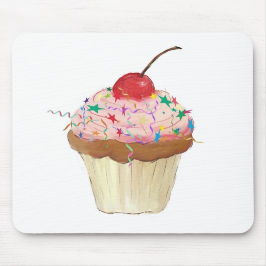 Cupcake mousepad muismat (Voorkant)