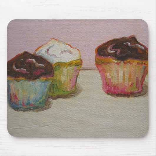 Cupcake Mousepad Muismat (Voorkant)