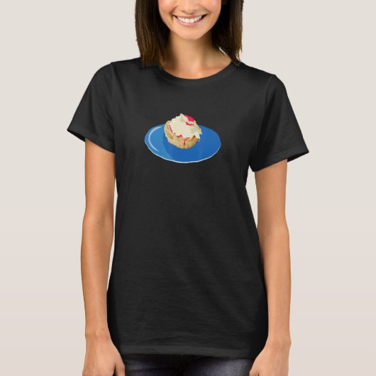 Cupcake muffin cake frosting baking design gift id t-shirt (Voorkant)