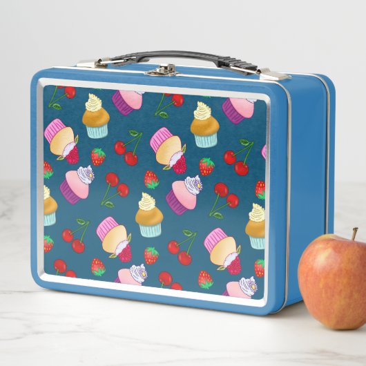 Cupcake Muffin Strawberry Cherry Sweet Snoep (In situ)