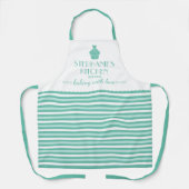 Cupcake-naam baken met liefdesstripper schort (Voorkant)