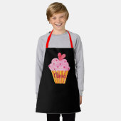 Cupcake NAME op aangepast platform waterverf Schort (Gedragen)