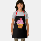 Cupcake NAME op aangepast platform waterverf Schort (Insitu)