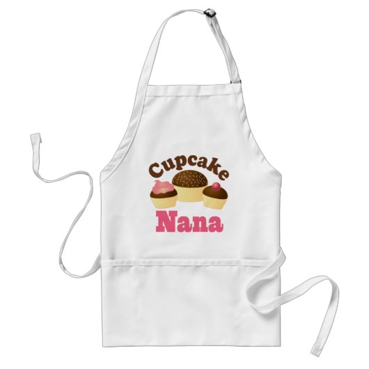 Cupcake Nana Apron Gift Standaard Schort (Voorkant)