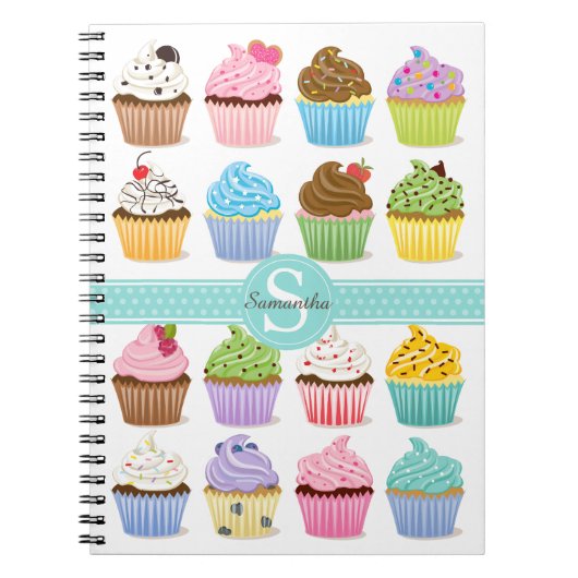 Cupcake Note Book Persoonlijk Notitieboek (Voorkant)