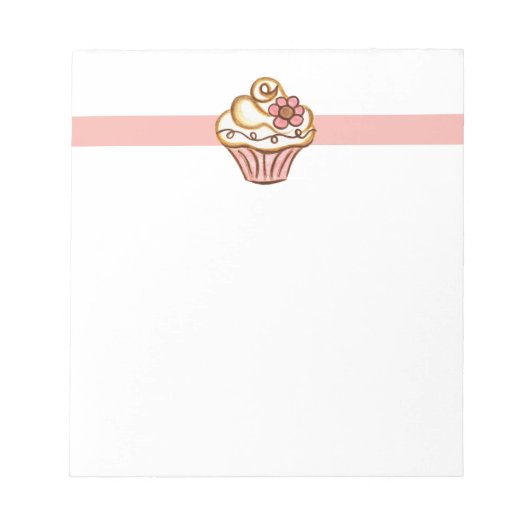 Cupcake-Notitieblok Notitieblok (Voorkant)
