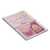 Cupcake-notitieboek ontvangen notitieboek (Rechterzijde)