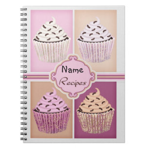 Cupcake-notitieboek ontvangen notitieboek