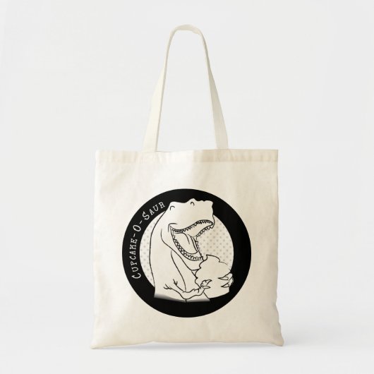 Cupcake-O-Saur Bag Tote Bag (Voorkant)