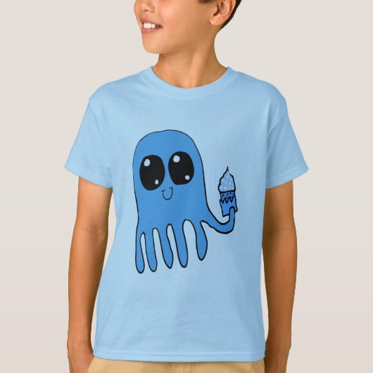 Cupcake Octopus T-shirt (Voorkant)