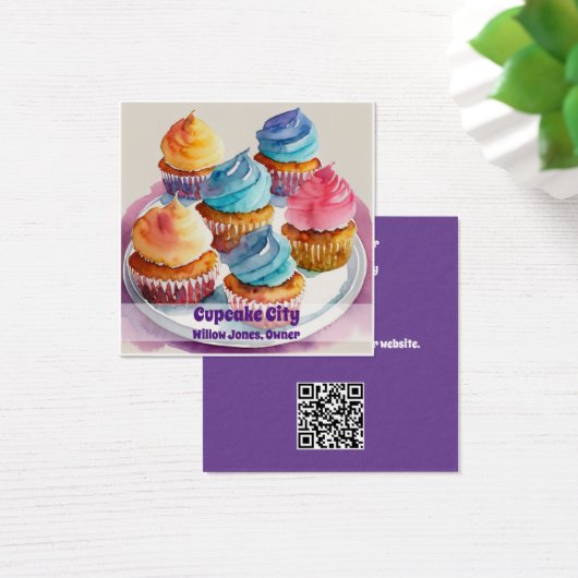 Cupcake of Bakkerij Visitekaartje (Bureau)