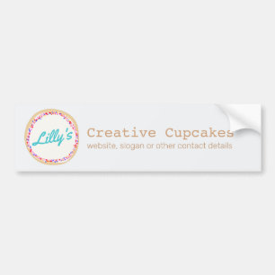 Cupcake of koekjesdecorateur bumpersticker