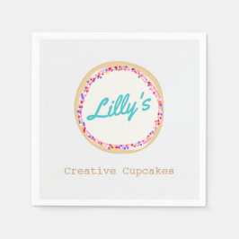 Cupcake of koekjesdecorateur servet