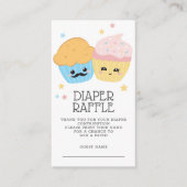 Cupcake of Stud Muffin Informatiekaartje (Voorkant)