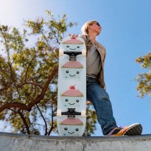 Cupcake-ontwerp Skateboard