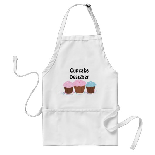 Cupcake Ontwerper Standaard Schort (Voorkant)