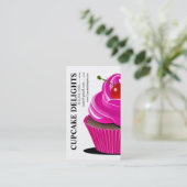 Cupcake-opdrachten - Besmetingen Desserts-paden Visitekaartje (Staand voorkant)