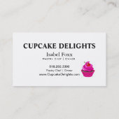 Cupcake-opdrachten - Besmetingen Desserts-paden Visitekaartje (Achterkant)