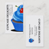Cupcake-opdrachten - Besmetingen Desserts-paden Visitekaartje (Voorkant / Achterkant)