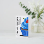 Cupcake-opdrachten - Besmetingen Desserts-paden Visitekaartje (Staand voorkant)