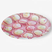 Cupcake-opdrachten Papieren Bordje (Gekanteld)