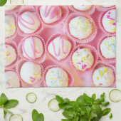 Cupcake-opdrachten Theedoek (Gevouwen)