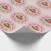 Cupcake-opvulpapier Cadeaupapier (Hoek)