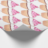 Cupcake-opvulpapier Cadeaupapier (Hoek)