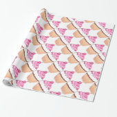 Cupcake-opvulpapier Cadeaupapier (Uitgerold)