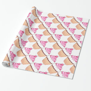 Cupcake-opvulpapier Cadeaupapier