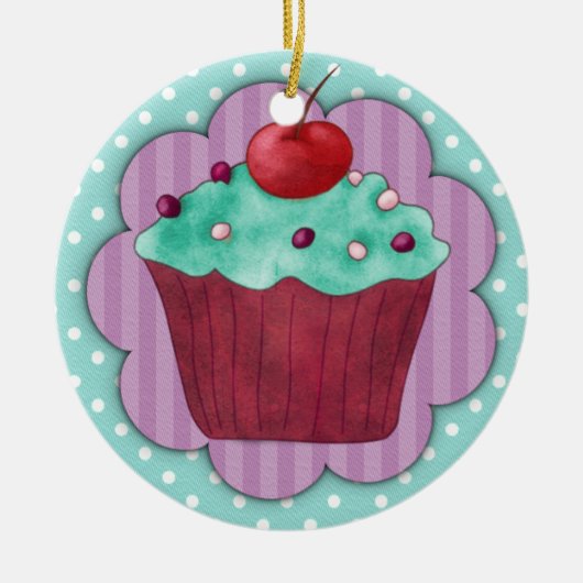 Cupcake Ornament (Voorkant)