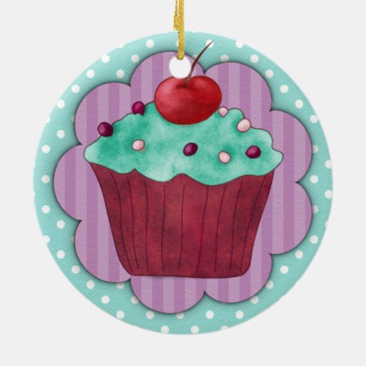 Cupcake Ornament (Achterkant)